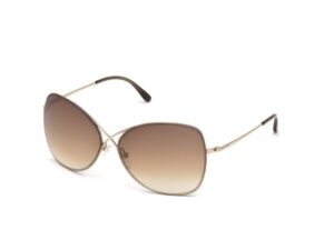 tom ford butterfly sunglasses tf250 colette 28f rose gold ft0250