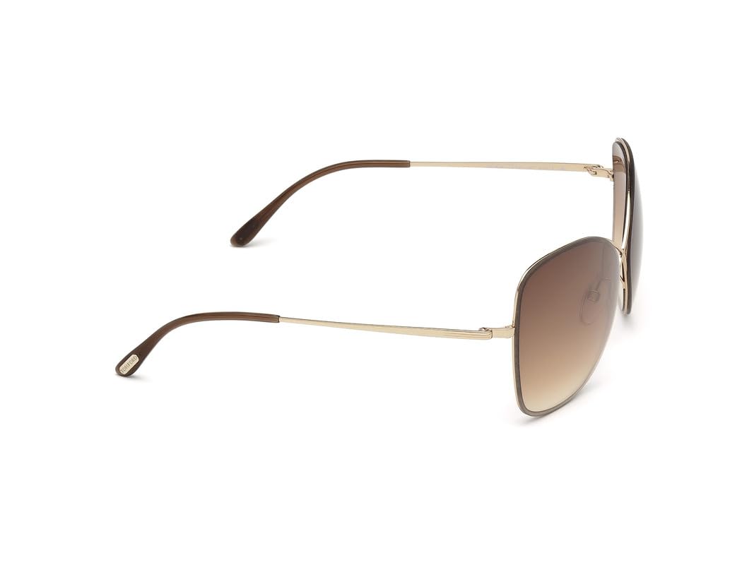 Tom Ford Butterfly Sunglasses TF250 Colette 28F Rose Gold FT0250