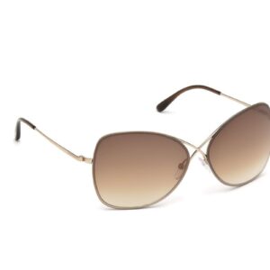 Tom Ford Butterfly Sunglasses TF250 Colette 28F Rose Gold FT0250