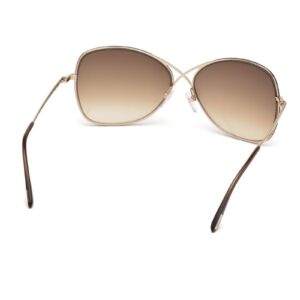 Tom Ford Butterfly Sunglasses TF250 Colette 28F Rose Gold FT0250