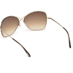 Tom Ford Butterfly Sunglasses TF250 Colette 28F Rose Gold FT0250