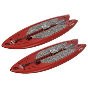 Lifetime Freestyle XL 98 Stand-Up Hardshell Paddleboard - 2 Pack (Paddles Included), Red