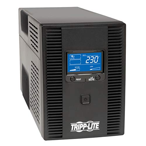 Tripp Lite Smart UPS LCD 1500VA Tower Line-Interactive 230V, 900W, 8 C13 Outlets, 2-Year Warranty (SMX1500LCDT)