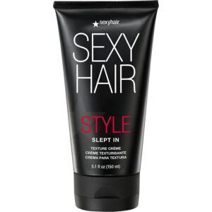 sexyhair style slept in texture cream, 5.1 oz | soft texture and control | lightweight and adds shine | washes out easily