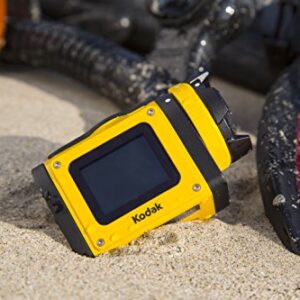 Kodak PIXPRO SP1 Action Cam with Explorer Pack 14 MP Water/Shock/Freeze/Dust Proof, Full HD 1080p Video, Digital Camera and 1.5" LCD Screen (Yellow)