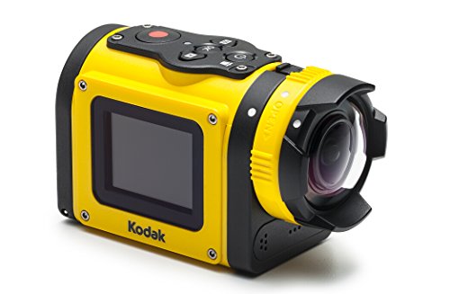 Kodak PIXPRO SP1 Action Cam with Explorer Pack 14 MP Water/Shock/Freeze/Dust Proof, Full HD 1080p Video, Digital Camera and 1.5" LCD Screen (Yellow)