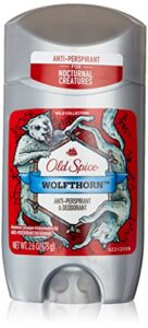 old spice anti-perspirant 2.6 ounce wolfthorn solid (76ml) (6 pack)