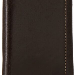 Nocona Men's Diagnol Cross Embose Trifold, Brown, One Size