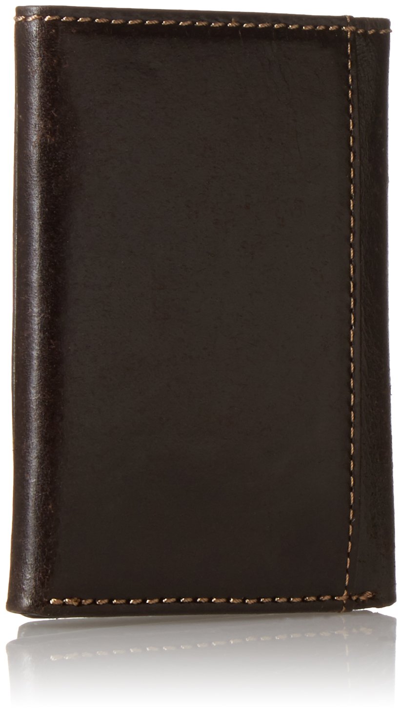 Nocona Men's Diagnol Cross Embose Trifold, Brown, One Size