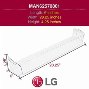 LG MAN62570801 Genuine OEM Door Shelf Bin for LG Refrigerators