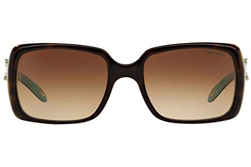 Tiffany & Co. TF4047B - 81343BTOP HAVANA/BLUE Sunglasses w/Brown Gradient Lens 55mm