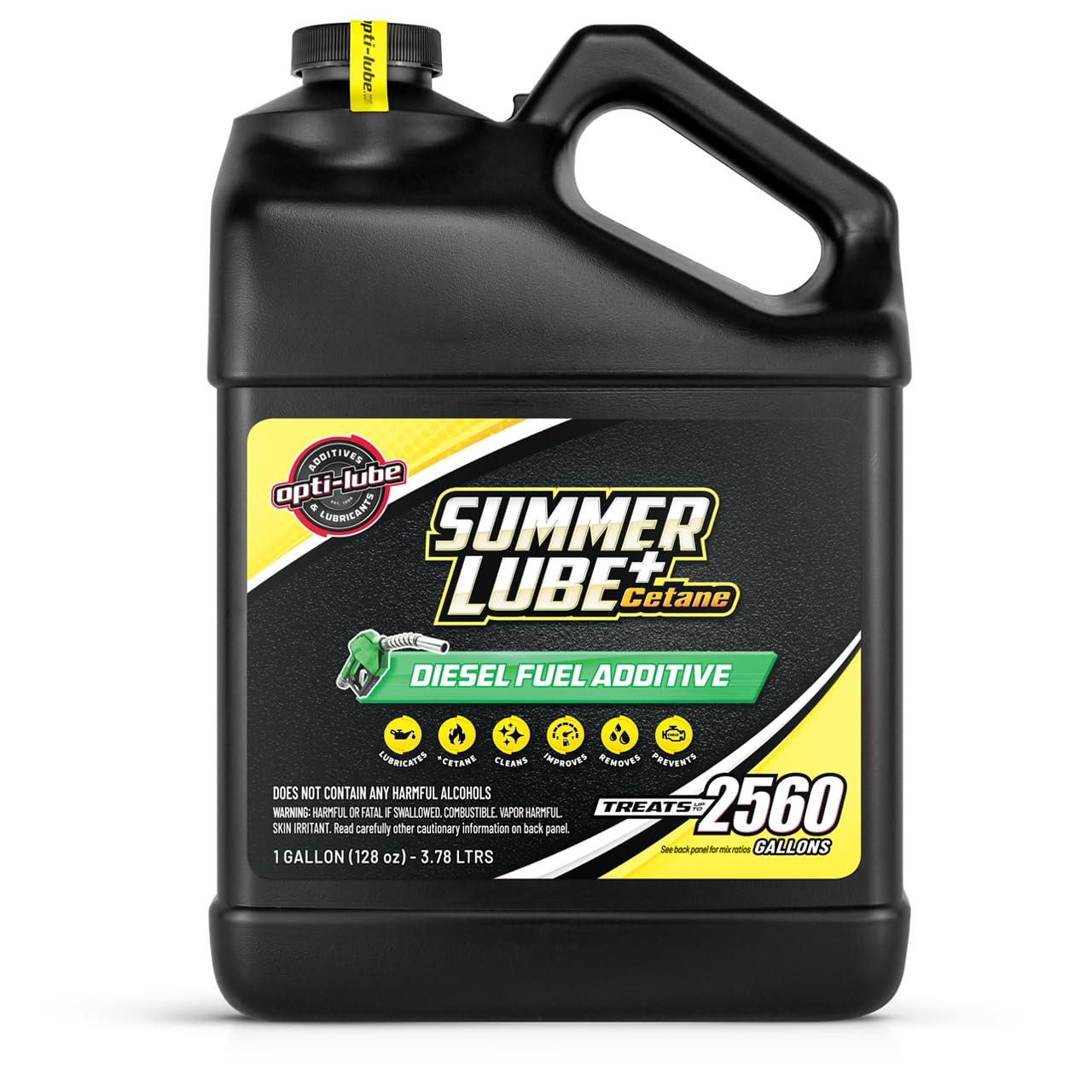 Opti-Lube Summer+ Cetane Formula Diesel Fuel Additive: Gallon (1 Gallon - Treats 2560 Gallons)