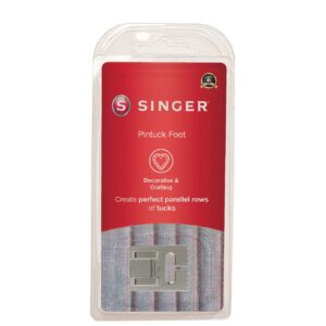 SINGER | Pintuck Presser Foot, Embellish Clothes & Linen, Also Made for Twin Needle Use - Sewing Made Easy