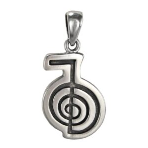 moonlight mysteries sterling silver cho ka rei reiki symbol of power pendant