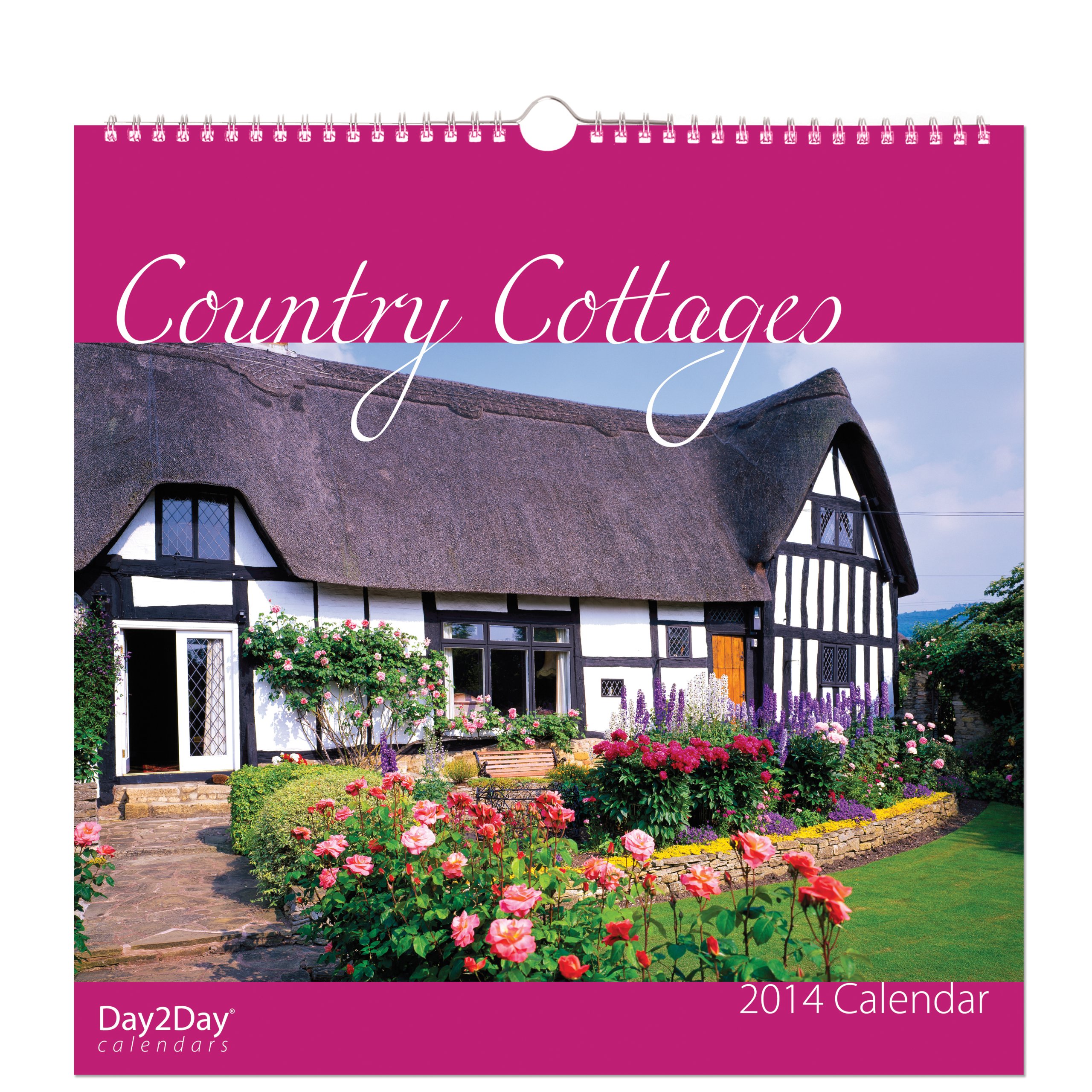 Day2Day 12 inch Deluxe Country Cottages Calendar