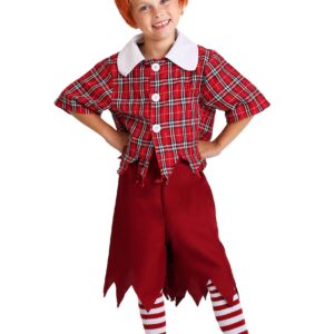 Fun Costumes Munchkin Costume for Kids, Lollipop Guild Member Halloween Outfit Medium (8-10), Red