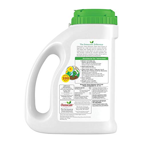 Osmocote Smart-Release Plant Food Flower & Vegetable, 4.5 lb.