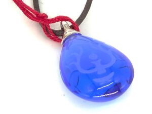 the ghibli museum limited hayao miyazaki baccarat「castle in the sky laputa」levitation stone　crystal (sapphire blue) pendant