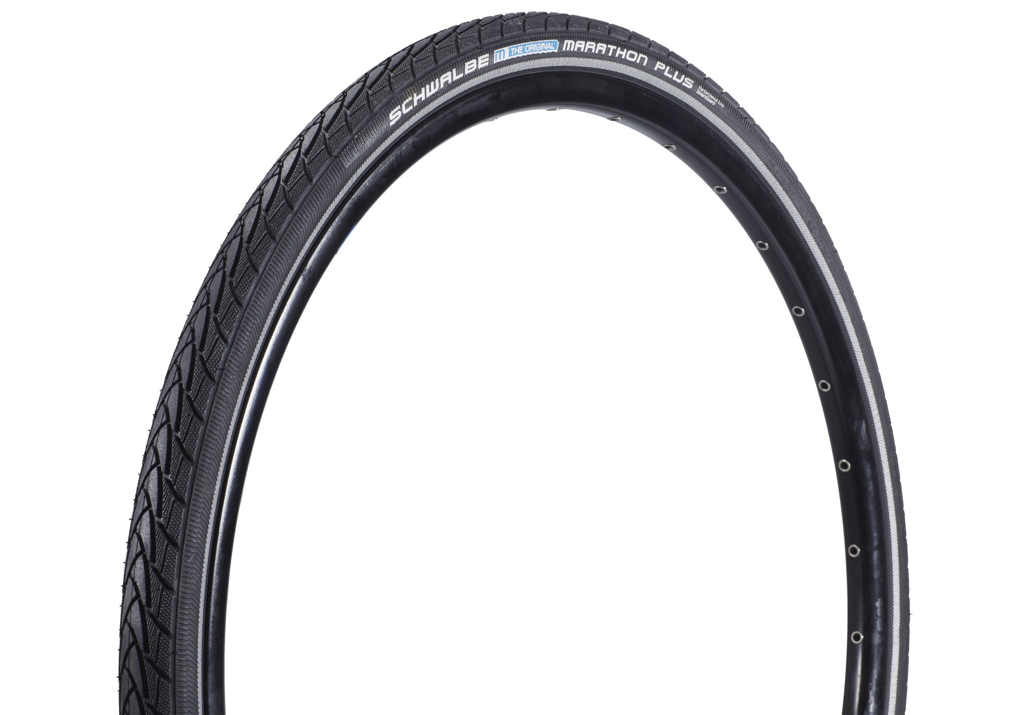 Schwalbe Marathon Plus Tire - 26 x 2, Clincher, Wire, Black/Reflective ,Performance Line