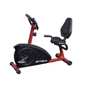 Body-Solid Best Fitness (BFRB1) Recumbent Exercise Bike for Home - Indoor Workout Stationary Bike with LCD Display & Adjustable Magnetic Resistance