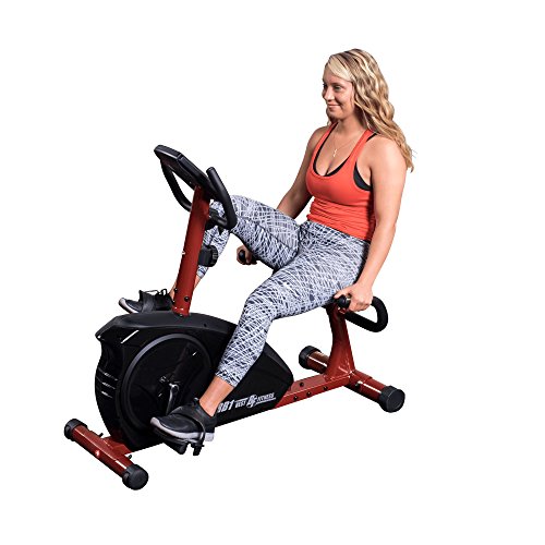 Body-Solid Best Fitness (BFRB1) Recumbent Exercise Bike for Home - Indoor Workout Stationary Bike with LCD Display & Adjustable Magnetic Resistance