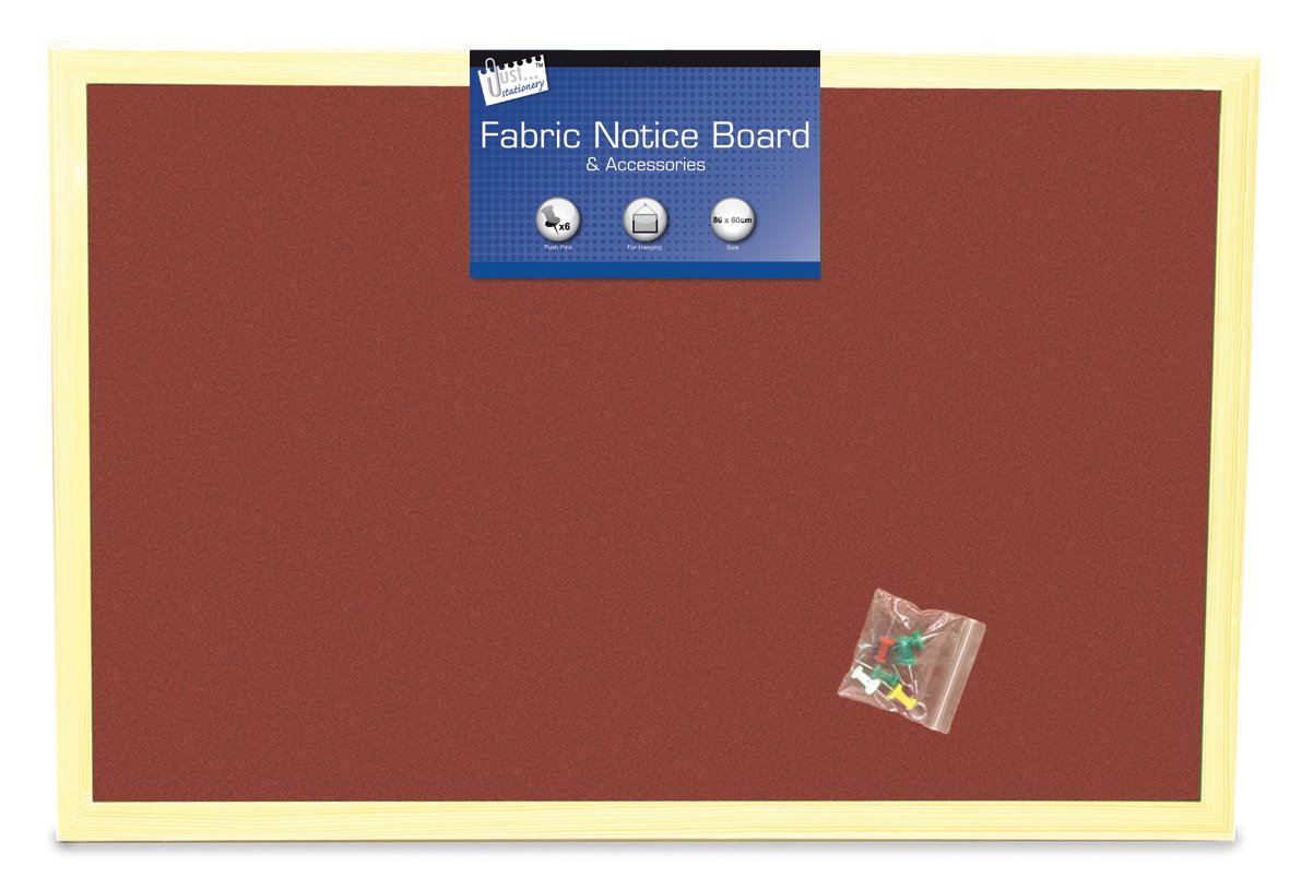 Tallon Just Stationery 600x800mm Fabric Notice Board