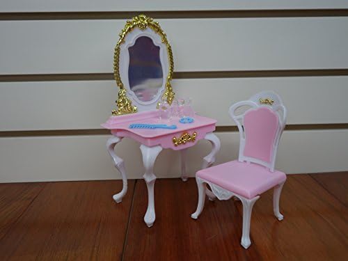 My Fancy Life Dollhouse Furniture Bed Room and Beauty Play Set