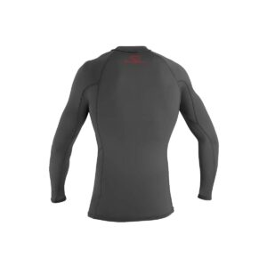 O'Neill Youth Basic Skins UPF 50+ Short Sleeve Rash Guard, Graphite, 14