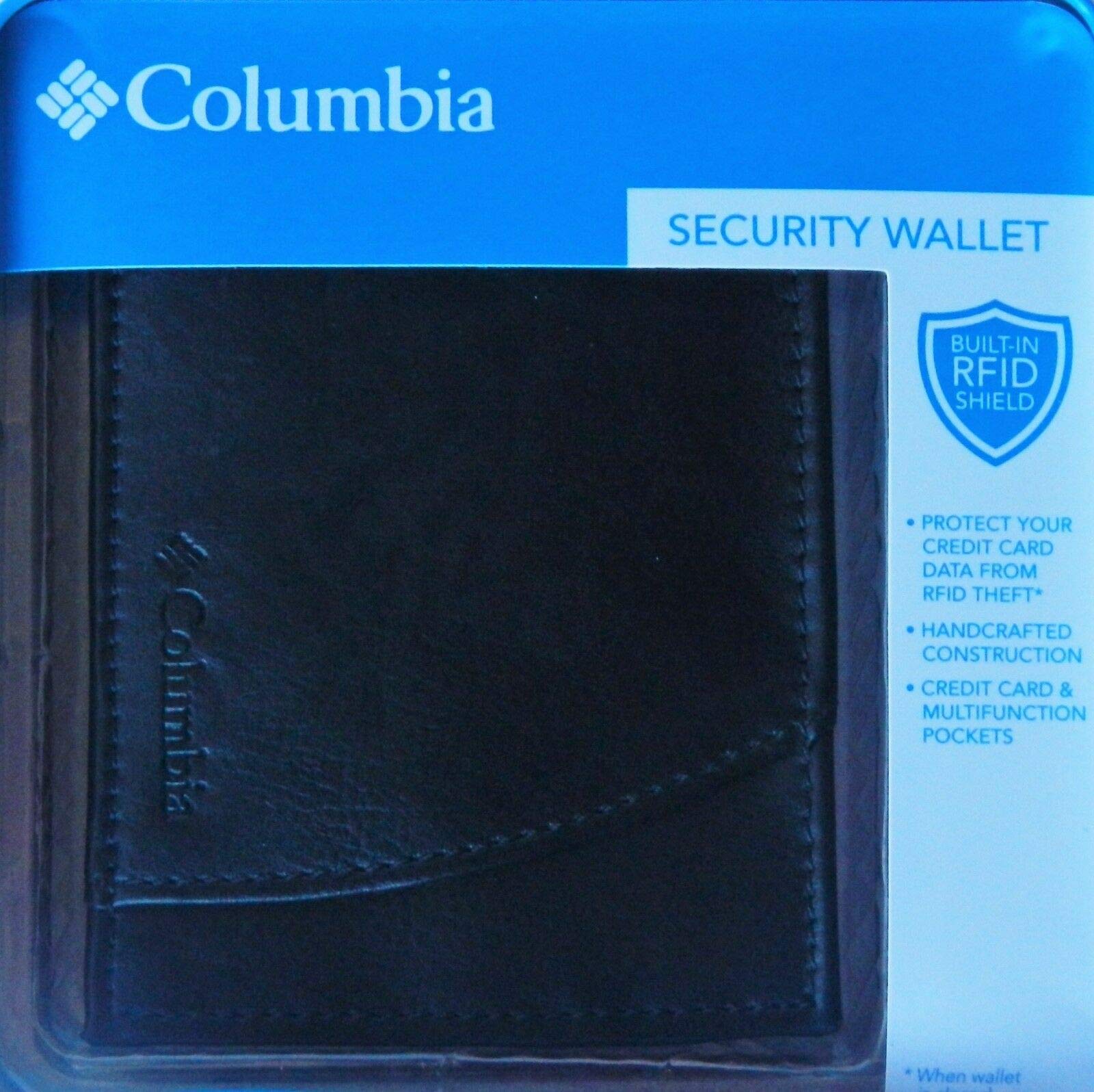 Columbia Men's Leather Extra Capacity Slimfold Wallet