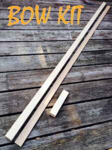 hickory bow kit! premium grain! perfect for hickory bows! custom wood archery!