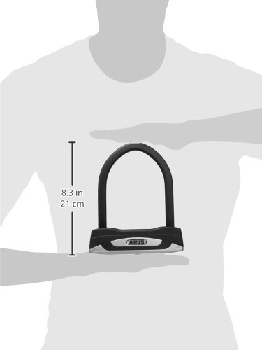 ABUS U-Lock - Granit X-Plus 54 Key, 5.5", Black