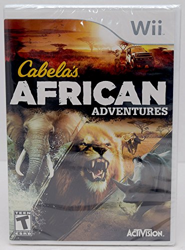 Wii Cabela's African Adventures Bundle with Gun