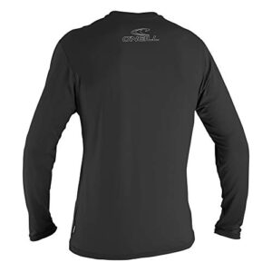 O'NEILL Basic Skins L/S Rash Tee Black 2XL (6'0"-6'2", 210-230 lbs)