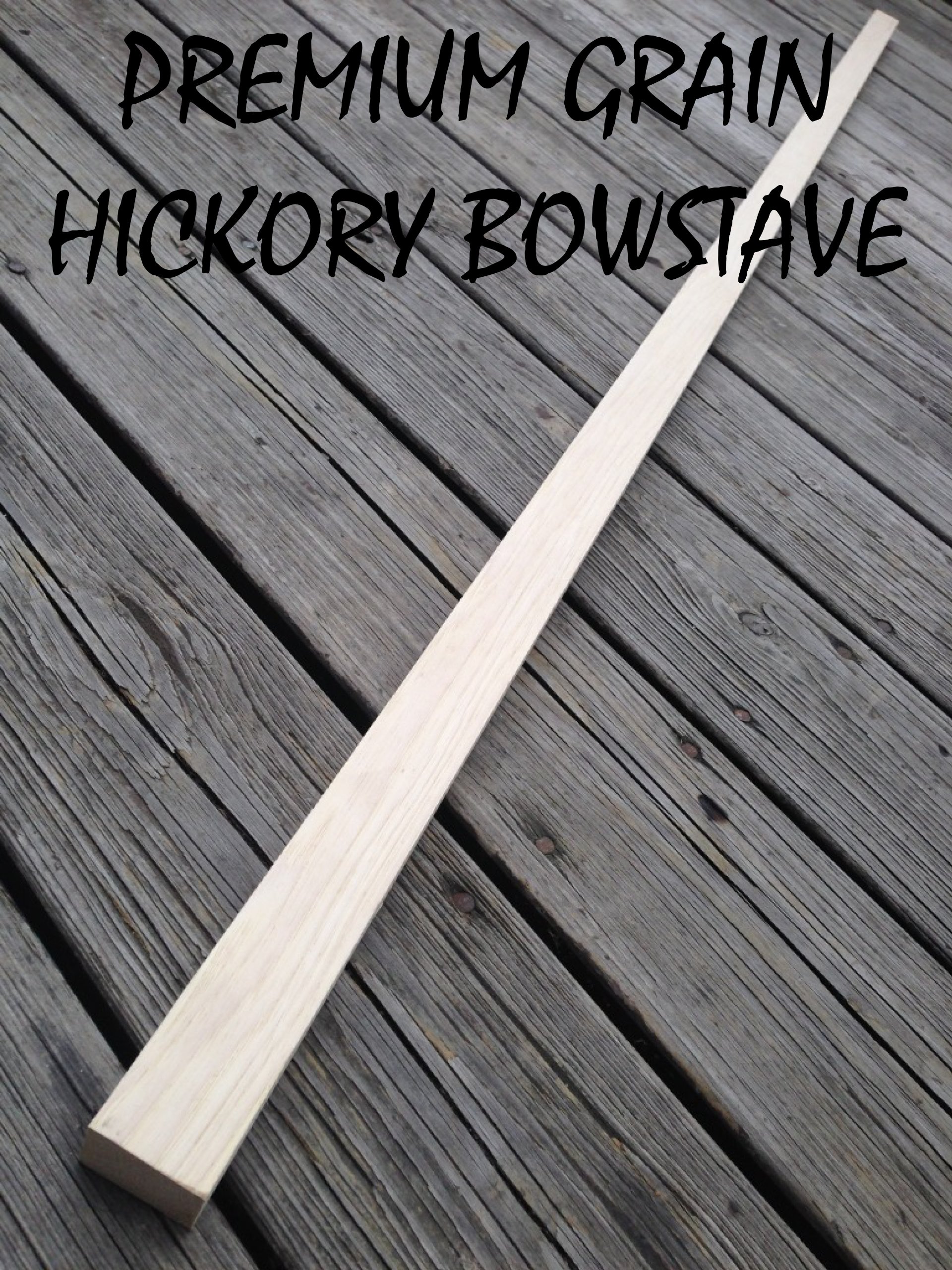 Premium Grain Hickory Bow Stave - Perfect for Hickory Bows - Custom Wood Archery