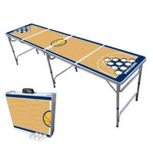 8-foot professional beer pong table w/cup holes - indiana basketball court