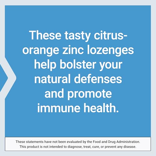 Life Extension Zinc Lozenges – Citrus-Orange Flavor – For Healthy Protein Synthesis & Immune Health - Inflammation Management Supplement - Gluten-Free, Non-GMO – 60 Vegetarian Lozenges