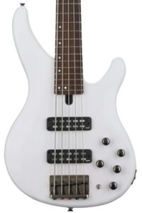 yamaha trbx505 twh 5-string premium electric bass guitar,translucent white