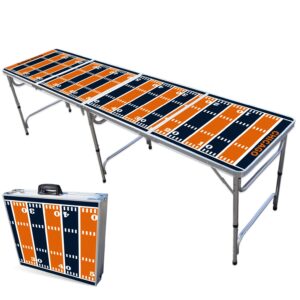 8-Foot Professional Beer Pong Table - Chicago Football Field