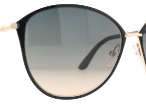 Tom Ford FT0320 Sunglasses - Shiny Rose Gold Frame, Gradient Smoke Lenses, 59 mm Lens FT03205928B