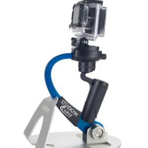 Steadicam Curve-BK Handheld Video Stabilizer and Grip for GoPro Hero Cameras 3, 4 Black & Hero 5 (Blue)