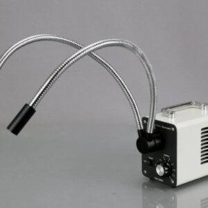 AmScope LED-50WYR 50W LED Fiber Optic O-Y Light Microscope Illuminator