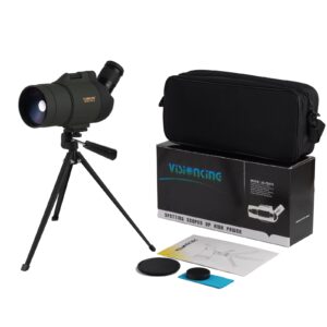 Visionking 25-75x70 Maksutov Spotting Scope for Target Shooting, Observation of Birds and Wildlife Observation of Scenery (Green)