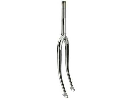 Lowrider 26" M.T.B Steel Fork 1" Threaded W/O Pivot Chrome. Bike Fork, Bicycle Fork, Mountain Bike Fork