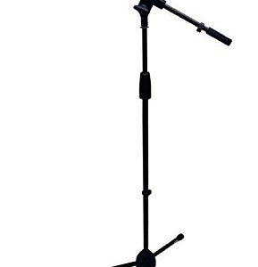 Shure SM58-S Microphone Bundle with on/off Switch, clip and pouch, MIC Boom Stand and XLR Cable