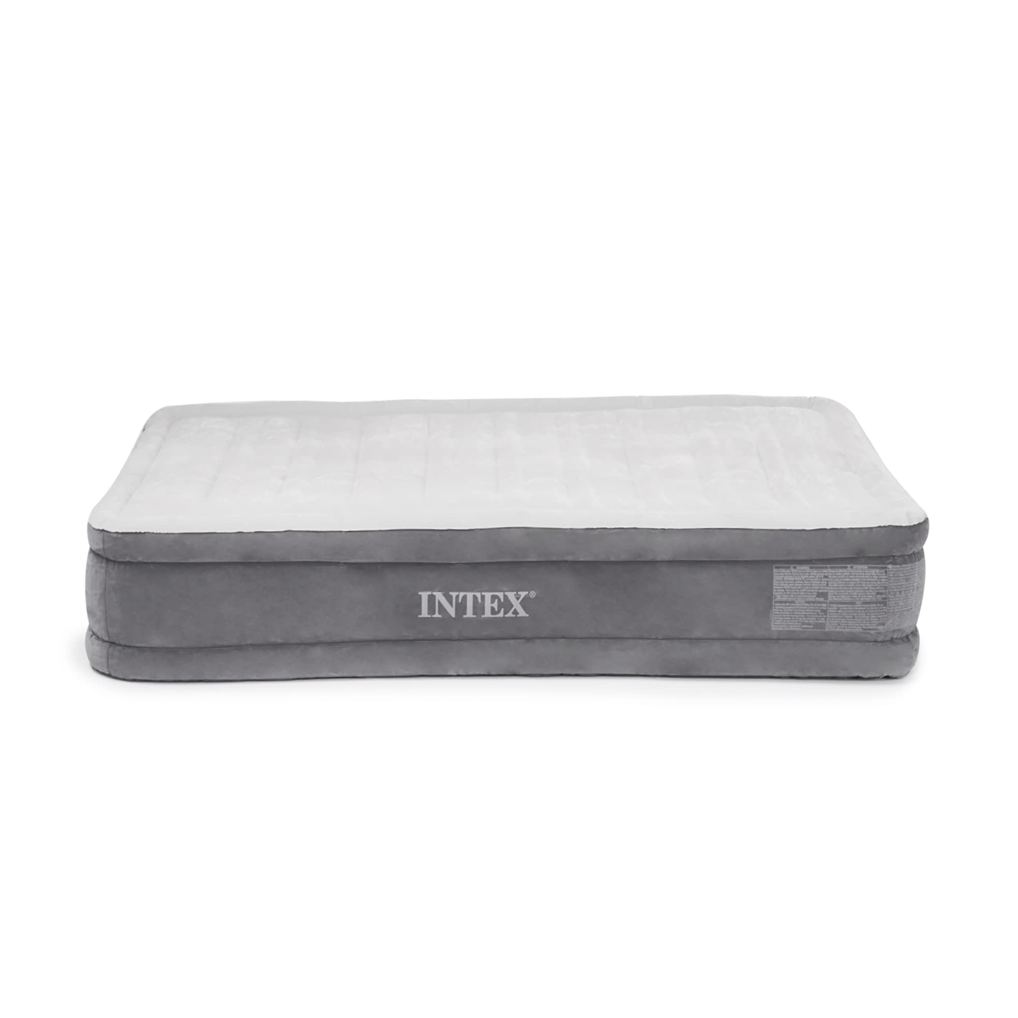 Intex Recreation 67765E Comfort Plush Mid Rise Dura-Beam Airbed with Built-in Electric Pump, Bed Height 13", Twin