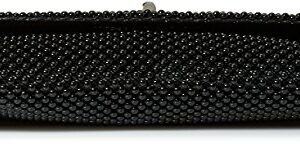 Jessica McClintock womens Trina Mesh Clutch evening handbags, Black, One Size US