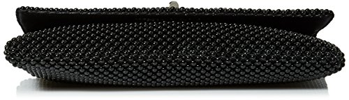 Jessica McClintock womens Trina Mesh Clutch evening handbags, Black, One Size US