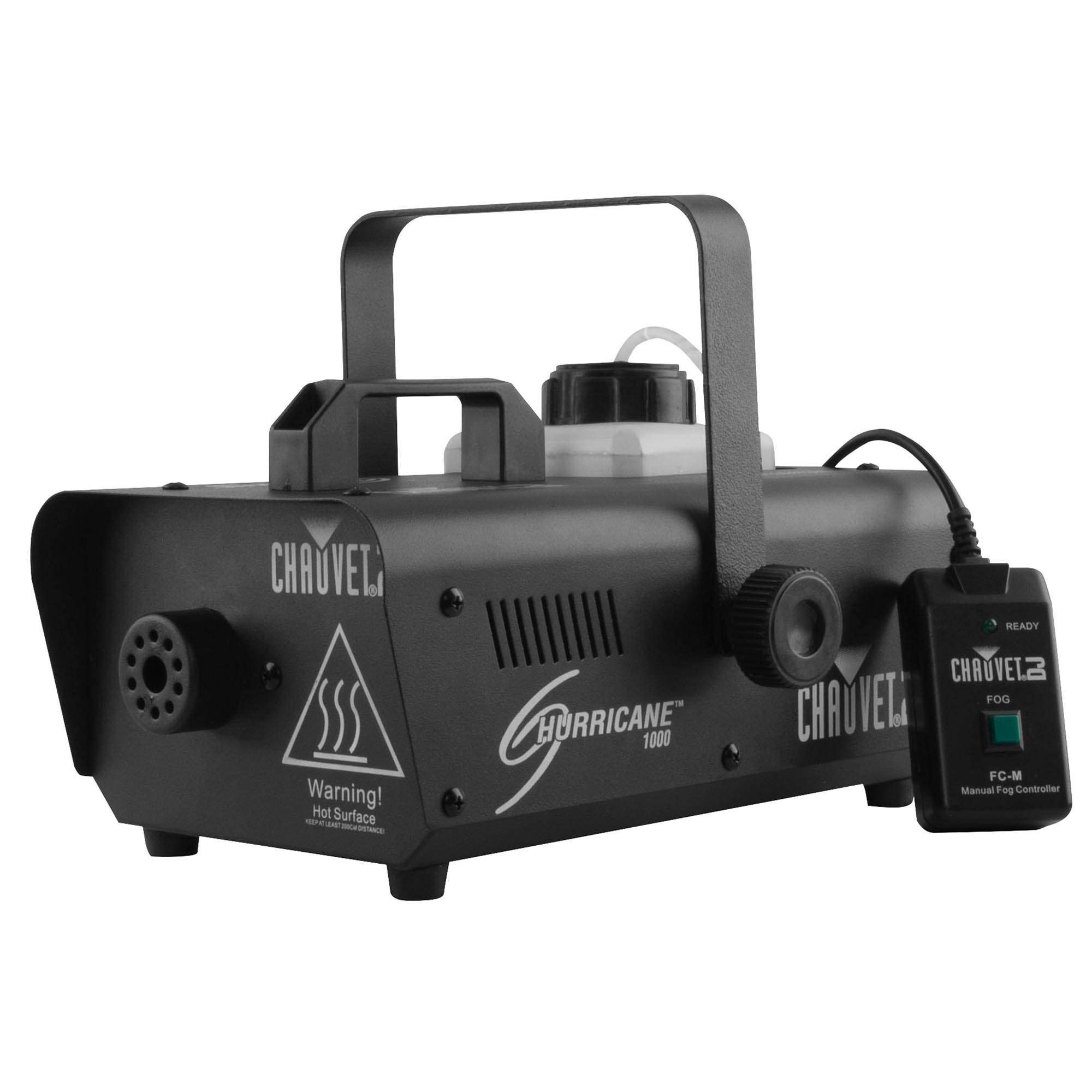 CHAUVET DJ Hurricane 1000 1L Pro Fog/Smoke Machine w/Wired and Wireless Remote