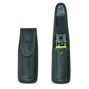 Hero's Pride Ballistic OC Pepper Spray Holder, Nylon EDC Holster for Duty Belt, Mace Holder Fits MK4, Molded Construction Duty Gear, Lightweight & Durable Design, Quick Access, Hidden Snap, Case Only