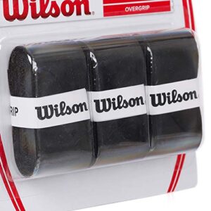 WILSON Sensation Pro Tennis Racquet Over Grip, Black